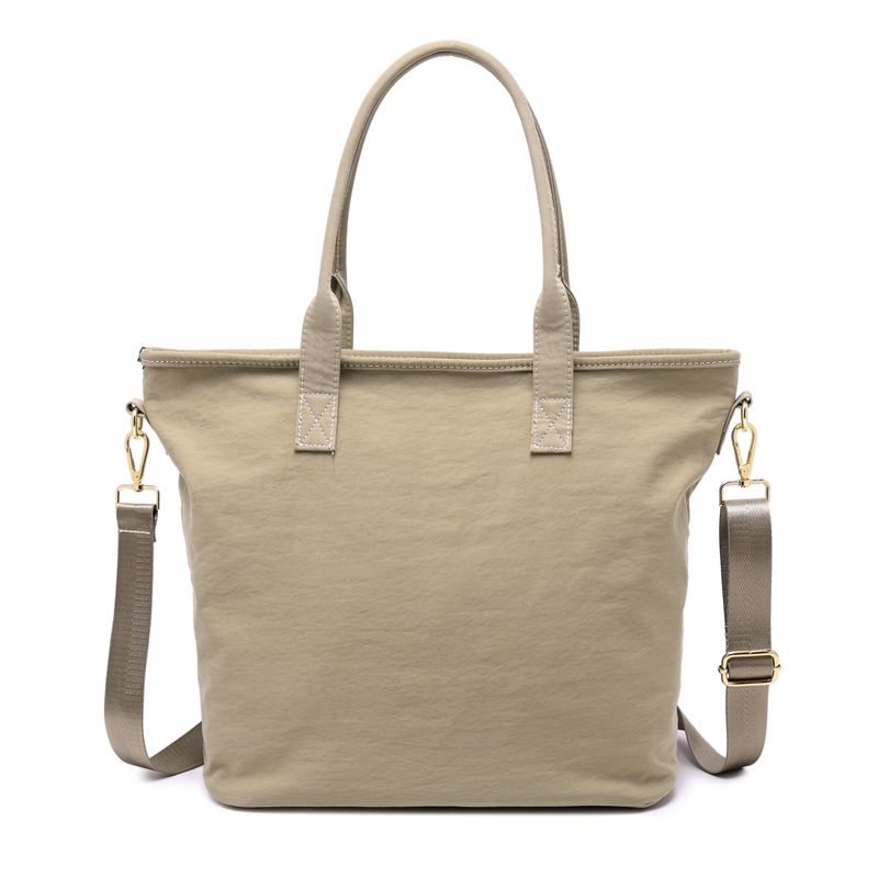 Washed Nylon Handbag