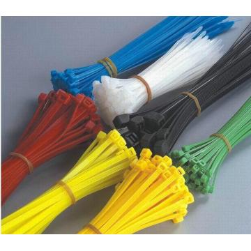 Molde de bridas de cable de línea de cable de plástico negro