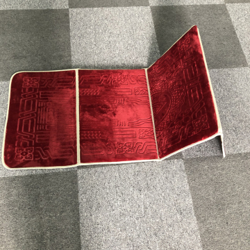 2021 Fashion Islamic Foldable Praying Rug - Sejadah Travel Muslim Wholesale Prayer Mat with Backrest