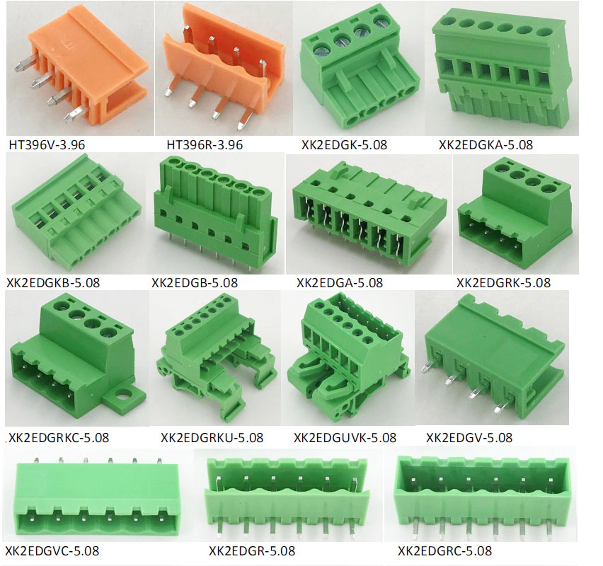 3.81mm pitch double row PCB terminal block