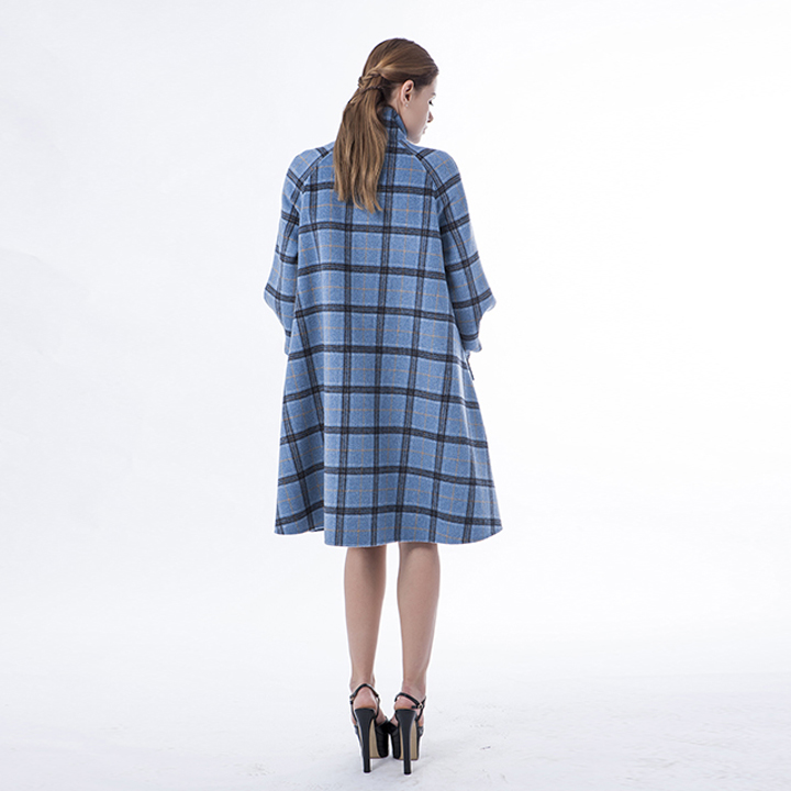 Vogue Plaid Blue Cashmere Winter