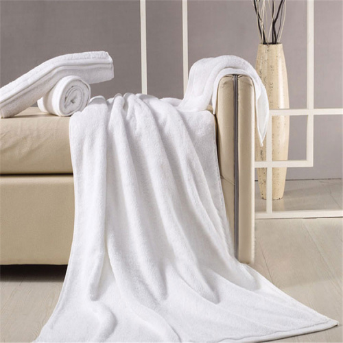 White Organic Micro Fiber Bath Towel Terry