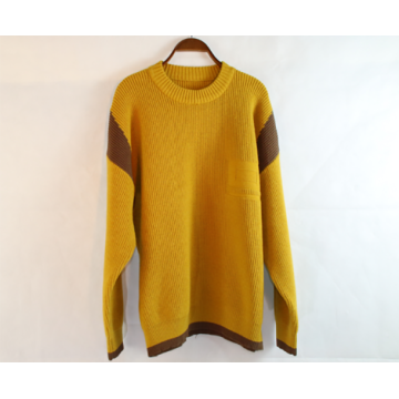 Custom per pullover giallo sherpa