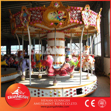 So Joyful ! China manufacture high quality kids animal carousel mini carousel sale