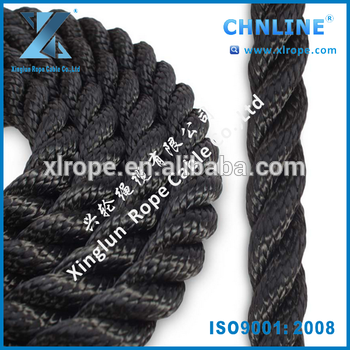 3-strand danline marine rope polypropylene multifilament mooring rope 24mm