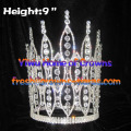 9 inci kontes mahkota dengan besar jelas Diamond
