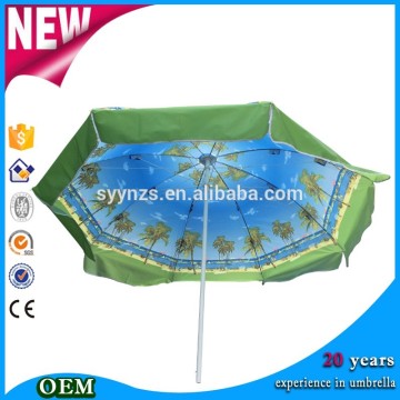 Brand advertising folded beach umbrella small