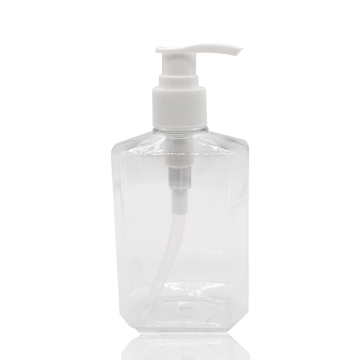250ml Oval bottle empty PET hand sanitizer bottle