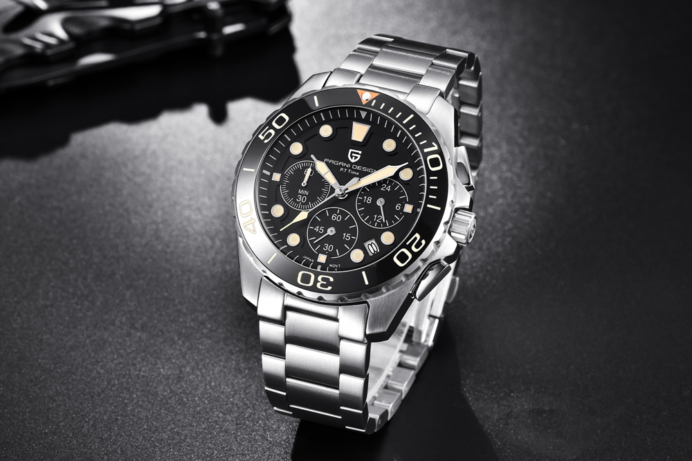 PAGANI DESIGN 2773 Mens Quartz Movement Wristwatches Top Brand clock