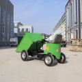 Tracked mini dumper with seat