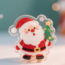 Festive Christmas Badge with Ornament Design