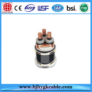 Cable de aluminio de la envoltura del PVC del conductor de cobre del conductor 36KV