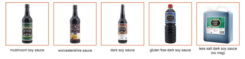 150 ml Bebas Gluten Tanpa MSG Light Soy Sauce Tamari Sauce untuk Masakan Masakan OEM dengan Harga Kilang