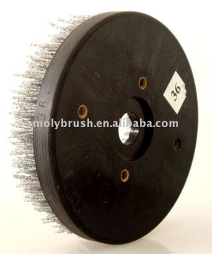 Diam.200mm abrasive nylon disc brush