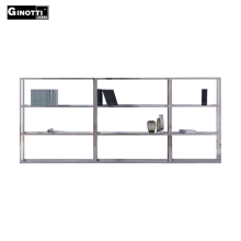 White library bookcase with glass doors images