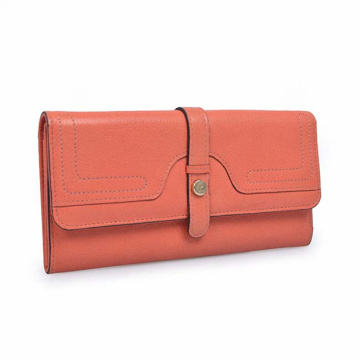 TED BAKER Porte-monnaie mince en cuir matiné en cuir