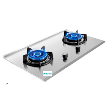 Hyper 2-Burner Built-in Gas Hob Glass