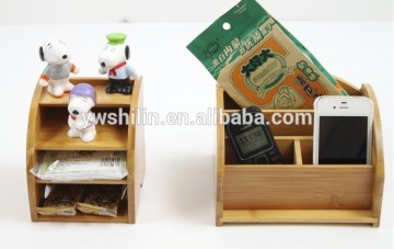 Bamboo work desk storage box, bamboo work desk debris storage,Bamboo Desk Organizer/ Storage Box/Pen Holder