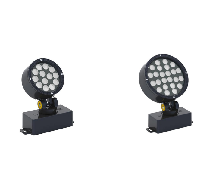 LED floodlights in garden lighting projects