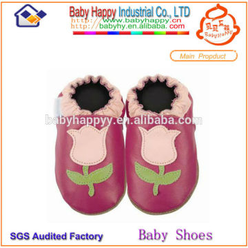 wholesale soft sole genuine leather baby crib leather shoes