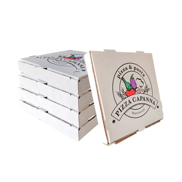 Custom High Quality Food Grade Pizza Boxes with Logo - Corrugated Cardboard Pizza Cartons for Pizzerias
