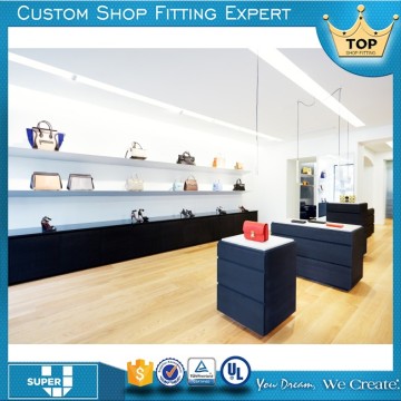 Fashion luxury shop decoration bags shop interior design