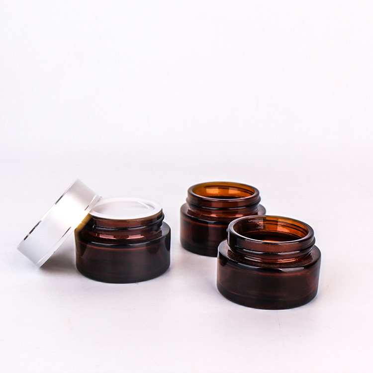 25ml skincare eyes cream glass cosmetic jar