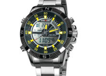 Weide Big Case Mens Military Watches With Lcd Digital / Analog