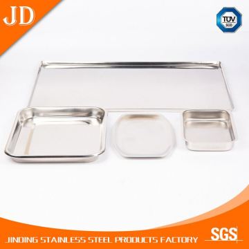 rectangular / round metal bar serving trays