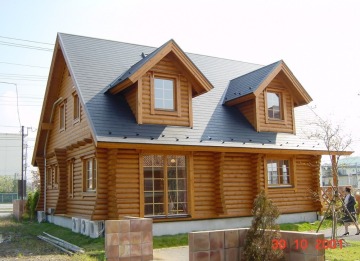 2016new design Wooden Prefab House villa Low Cost cheap price 2floors log timber