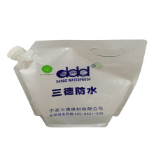 Custom transparent liquid spray bag plastic stand-up bag