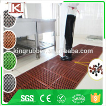 rubber workbench hollow kitchen mats