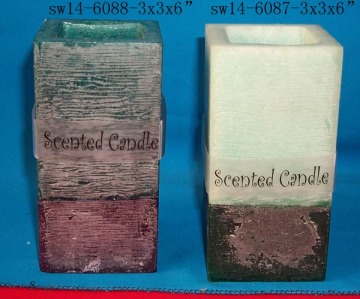 Decorative celebration romantic craft candle