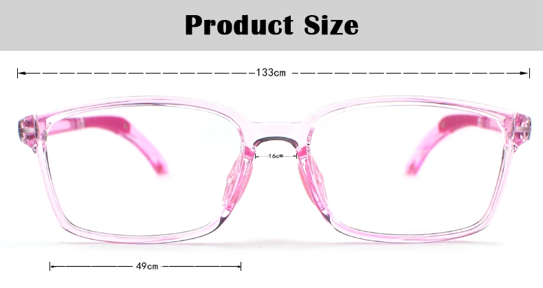 6570 Tr90 Eyeglass Kids Optical Glasses Children Frames