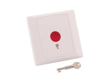 Nc Fireproof Abs Housing Emergency Break Glass Button With Key - Reset
