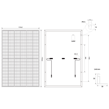 Auf Lager 182mm 405W 410W Mono Solar Panel