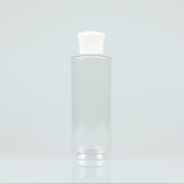plastic pet 150ml clear toner oval shape bottle