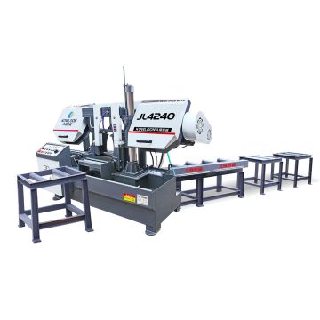 New condition band saw machine horizontal style hydraulic bend saw semi-automatic table saw