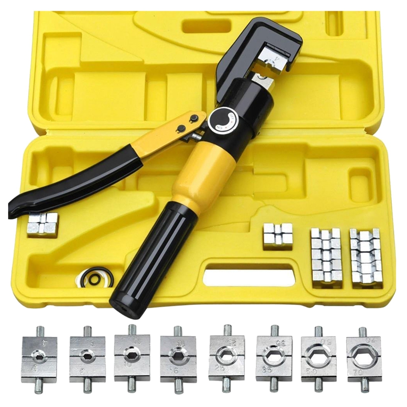 Manual Hydraulic Crimping Tool Cable Terminal Crimper Copper And Aluminum Terminals