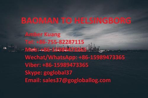 Zhanjiang Baoman Sea Freight to Sweden Helsingborg