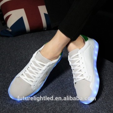 Men LED light up dancing shoes light led adult shoes