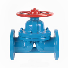 DN100 Cast Steel Lined PTFE Diaphragm Valve