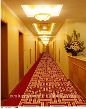 Luxury hotel lobby carpet