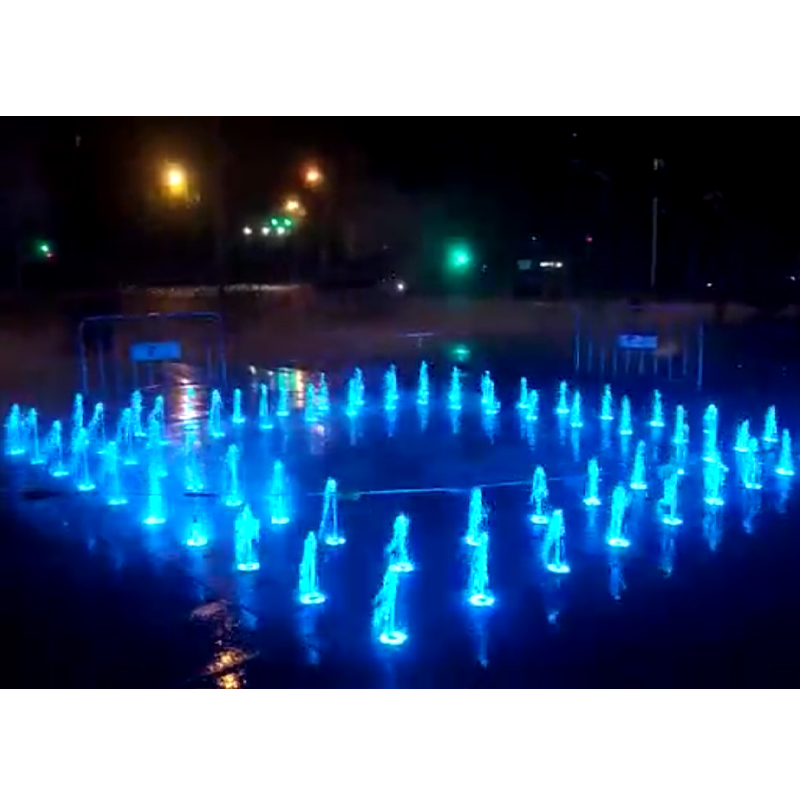 Square Running Fountain