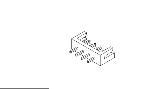 2.5mm pitch 180°Wafer With Boss Connector Series