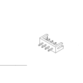 2,5 mm toonhoogte 180 ° wafel met baasconnector series