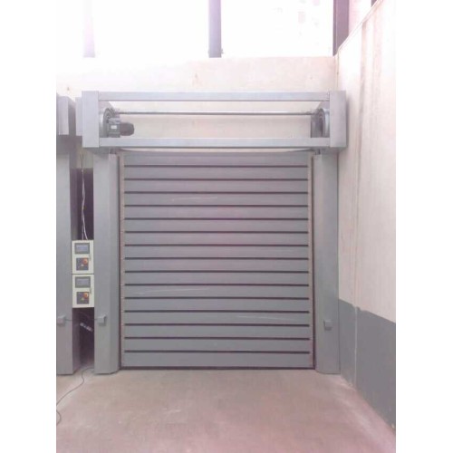 Aluminum spiral roll up doors