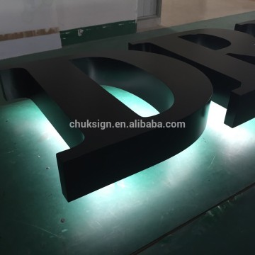 NEW ! outdoor acrylic back lit halo lit led illuminated signs