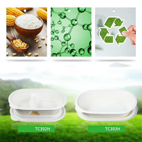 Biobased degradable starch plastics