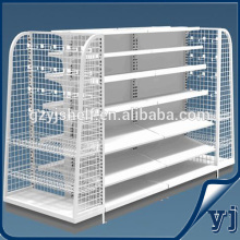 Stable wire mesh type shelf/ high quality supermarket shelf